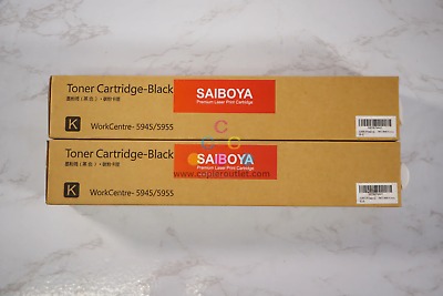 Primary image for 2 New Saiboya Compatible for Xerox WorkCentre 5945,5955 Black Toners 006R01605