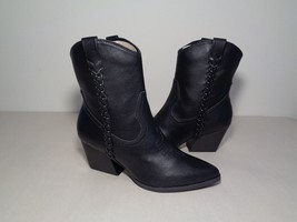 Dolce Vita Size 7 M KELLAR Black Western Boots New Women&#39;s Shoes - £94.46 GBP