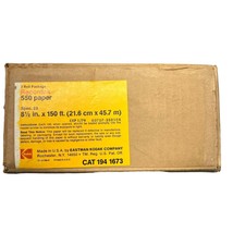 Kodak RECORDAK 550 Paper Rolls 150 Feet Vintage Expired 1979 2 Pack Orig... - £58.24 GBP