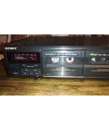 SONY TC-WE405 DUAL CASSETTE DECK Player/Recorder Auto Reverse High Densi... - $119.99