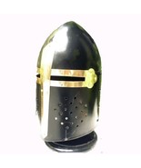 Medieval Sugarloaf Helmet Black^Ancient&quot;CollectibleKnight Armor Sugar Lo... - $123.75