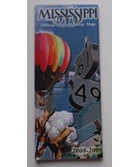 Folding Road Map 2008 - 2009 Official State Highway Map Mississippi - $147.69 MXN