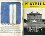 Playbill Aristocrats 1989 Margaret Colin John Pankow World Trade Center ... - £9.34 GBP