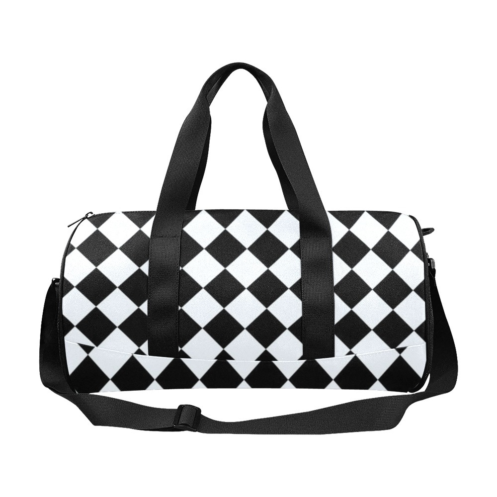 Primary image for Rhombus Black and White Wednesday Theme Travel Duffel Bags