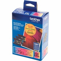 Brother Printer LC793PKS 3 Pack- 1 Each LC79C, LC79M, LC79Y Ink - Retail... - £47.17 GBP