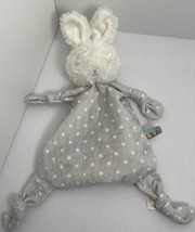 Bunnies by the Bay Lovey Knotty Friend Bloom Bunny Baby Grey Polka Dots 15” - £9.00 GBP