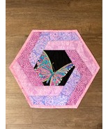 June Beautiful Butterfly Hexagonal Table Topper - $25.00