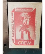 TED NUGENT - AUGUST 2, 1979 ORIGINAL USED CONCERT TOUR CLOTH BACKSTAGE PASS - $15.00