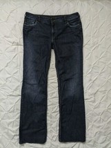 Silver Jeans Womens 36X36 Blue Julia Bootcut Mid Rise Medium Dark Wash D... - £23.29 GBP