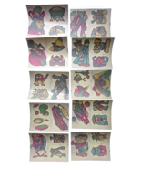 Galaxy Wars Vintage 1970&#39;s Set Of 10 Tattoos Space Age Sci-Fi Aliens Cre... - £9.13 GBP
