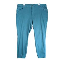 Kut from the Kloth Teal High Rise Ankle Skinny Pants Women&#39;s 22W Stretch... - $25.00