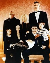 The Addams Family TV series cast pose with turkey 8x10 inch photo - $9.75