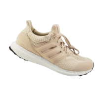 Adidas Womens Ultraboost 5.0 DNA Running Shoes Beige Low Top Lace Up Mes... - $93.16