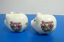Vintage Pig Ceramic Salt And Pepper Shakers Tennessee 2&quot; Tall - $5.50