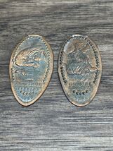 Vtg Disney Pressed Penny Souvenir Eeyore MGM Studios Pluto Animal Kingdo... - $7.92