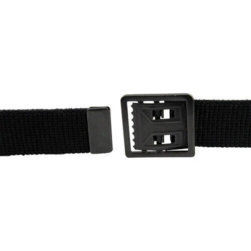 Primary image for GENUINE  ARMY BELT BLACK COTTON WITH OPEN FACE BUCKLE AND TIP MALE