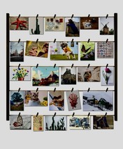 Love-KANKEI Dark Gray Wood Picture Photo Frame -Wall Decor 29&quot; with 30 C... - $266.95 MXN