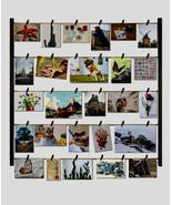 Love-KANKEI Dark Gray Wood Picture Photo Frame -Wall Decor 29&quot; with 30 C... - $267.34 MXN
