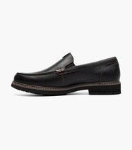 Nunn Bush Owen II Moc Toe Venetian Loafer Dress Shoes Black Tumbled 85153-007 image 2
