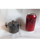 Danés Moderno Azúcar Cuenco Silverplate Teca Madera Medio Siglo Firmado B - $1,152.45 MXN