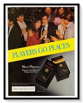 Players Cigarettes Print Ad Vintage 1983 Magazine Tobacciana Advertisement Art - £7.63 GBP