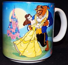 Vintage Retired Disney Beauty And The Beast Belle Dance Retired Coffee Mug Cup - $43.99