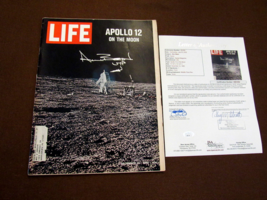 Alan B EAN Apollo 12 Lmp Nasa Astronaut Signed Auto Original Life Magazine Jsa Lt - £474.80 GBP