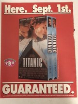 Titanic Print Ad Vintage Leonardo DiCaprio Kate Winslet Eric Braeden Kat... - £5.20 GBP