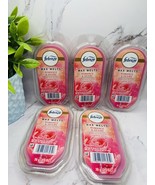 FEBREZE ROMANCE DESIRE PINK ROSE PETALS WAX MELTS 5 PACKS 30 Cubes Total - $21.67