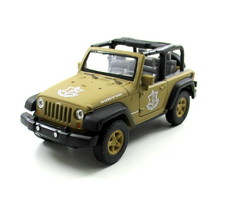 JEEP WRANGLER RUBICON IDF ARMOR SQUAD, WELLY 1:38 DIECAST CAR COLLECTOR&#39;... - $34.17