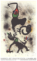 JOAN MIRO At Pace-Columbus (vertical), 1979 - £97.78 GBP