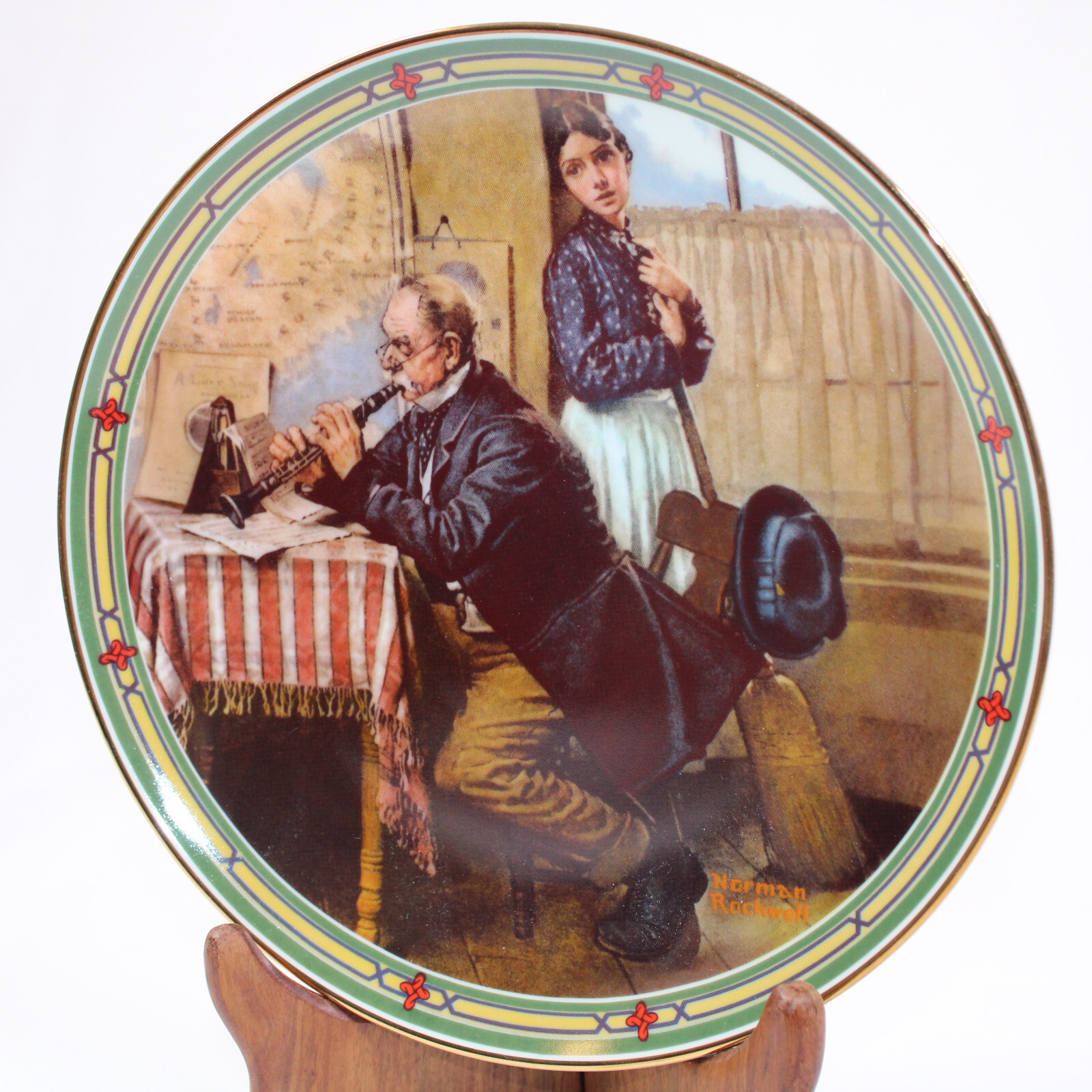 The Musician's Magic Norman Rockwell American Dream Collector Plate By Knowles - £5.85 GBP