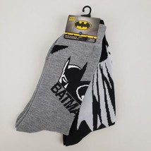 DC Comics BATMAN 2 Pack Mens Novelty Crew Socks (6-12) Centric  New - $14.75