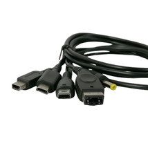 5-In-1 Usb Cable For Nintendo 3Ds, Gba Sp, Ds, Ds Lite, Dsi, Wii U Gamepad, Sony - £11.98 GBP