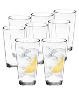 22 Oz Bistro Clear Plastic Tumblers, Plastic Drinking Glasses, Reusable ... - $35.99