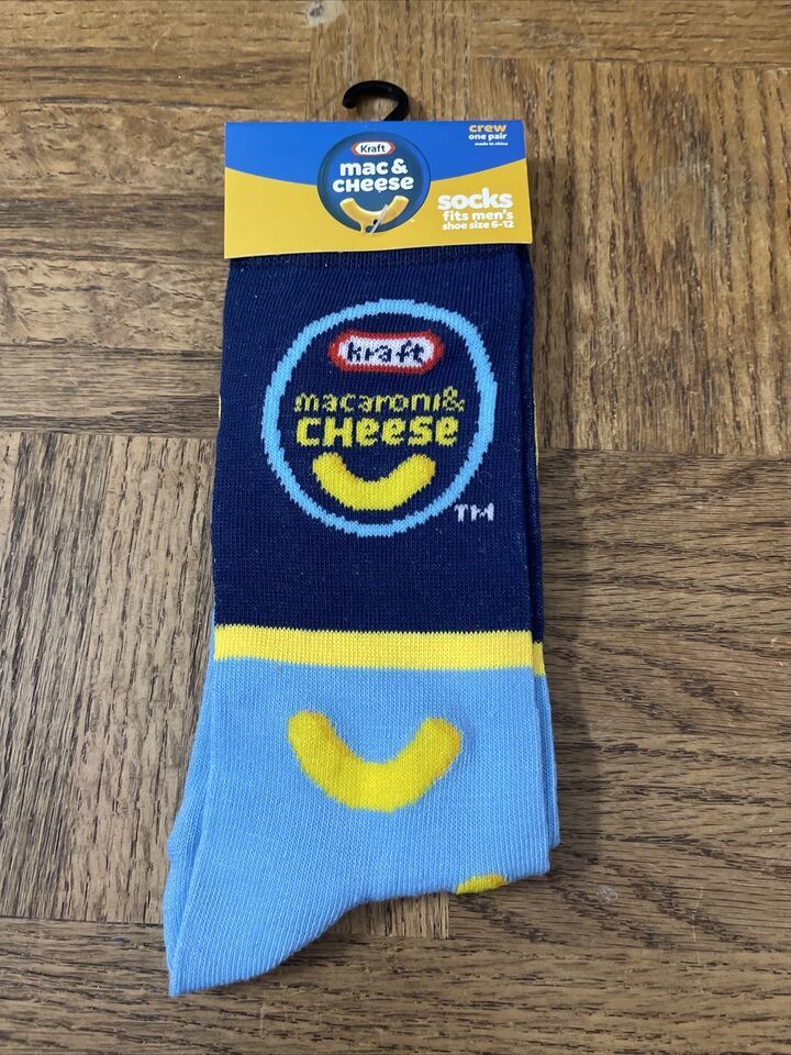 Kraft Macaroni And Cheese Men’s Socks 6-12