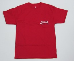 Coca-Cola Red Tee Shirt with Pocket Large - £7.62 GBP