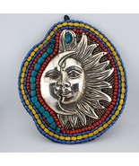 Handmade Beaded Sun &amp; Moon Wall Hanging Ideal forspiritual eclectic-them... - $164.03 CAD