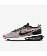 NIKE MEN&#39;S AIR MAX FLYKNIT RACER SHOES DJ6106 300 Ghost Green Pink Black... - £55.90 GBP