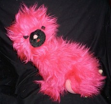 Vintage Dollcraft Novelty Pink Puppy Dog Stuffed Animal Plush Toy Old Antique - $33.25