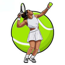 AnyGame Jigsaw Girl Playing Tennis Wooden Puzzle Unique Gifts - £18.43 GBP+