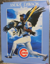 VTG 1990s Andre Dawson The Hawk Chicago Cubs Poster – 22&quot;x28&quot; MLB Art Print - $29.65