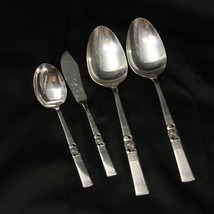 Oneida Community Morning Star Serving Spoons Butter Knife Sugar Spoon  L... - $11.75