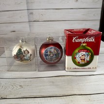 Campbells Soup Kids Christmas Ornaments 2008 2012 2015 Collectors Edition W Box - £15.71 GBP