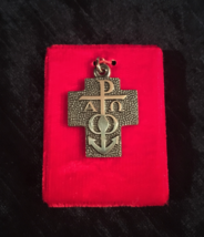 Lovely Vintage Mariners Cross By Creed Sterling With Original Box - £33.63 GBP