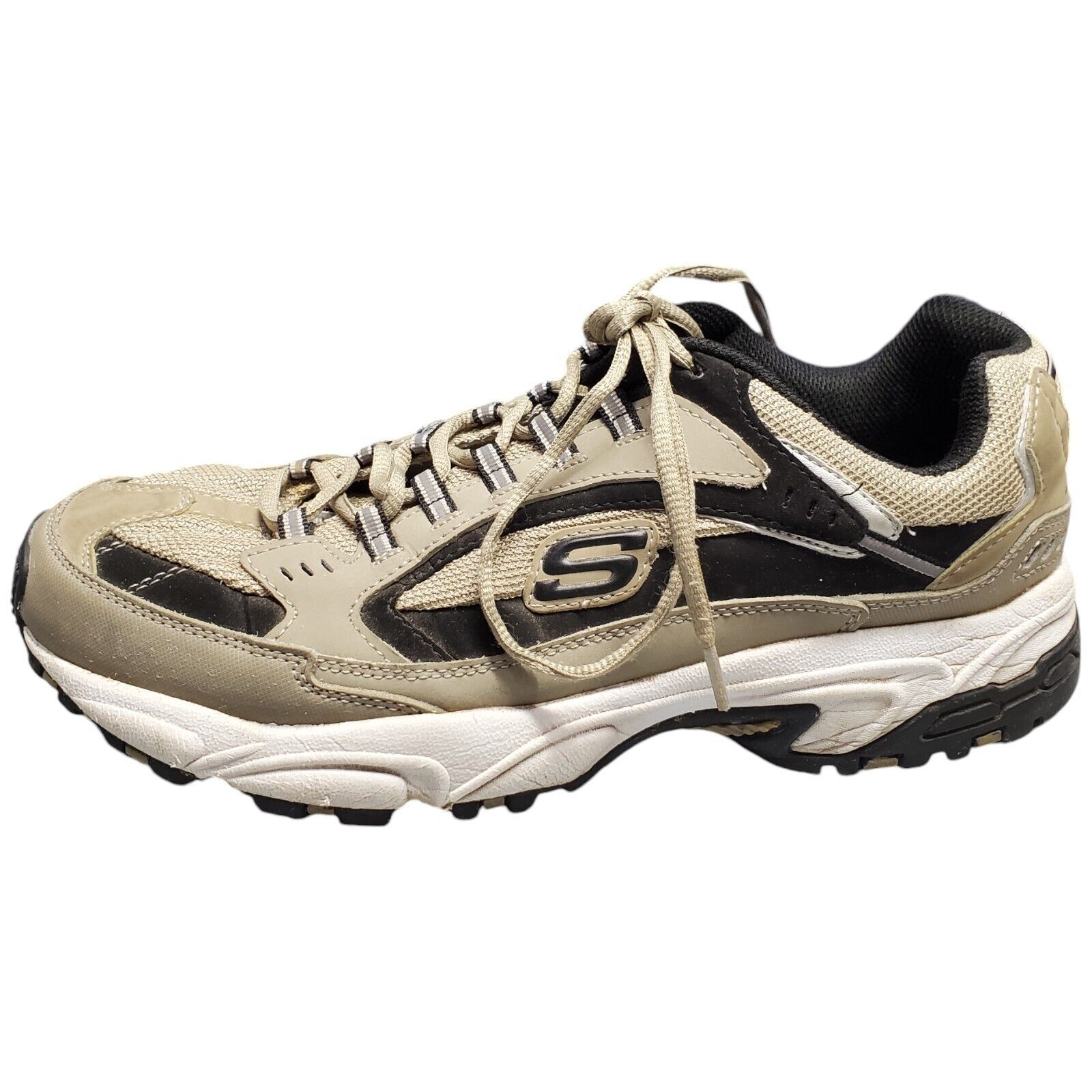 SKECHERS Sport SN Stamina Cutback Sneakers Men Sz 10.5 Tan Synthetic SN5... - $32.37