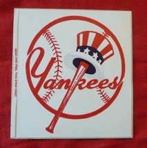 New York Yankees Sticker New Old Stock Classic Logo Great Color Free Shipping - £2.96 GBP