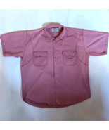 Mens Levis Button Down Shirt XL Faded Rose Mauve Metal Buttons Modern Au... - $191.23 MXN