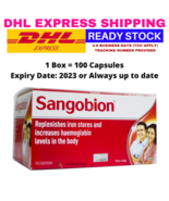 Sangobion Iron Supplement &amp; Help Increase Haemoglobin 100 Capsules Expir... - £30.52 GBP