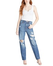 VIGOSS USA Womens Billies 90 Ripped Super High Waist Tapered Jeans Size:32 - £55.96 GBP